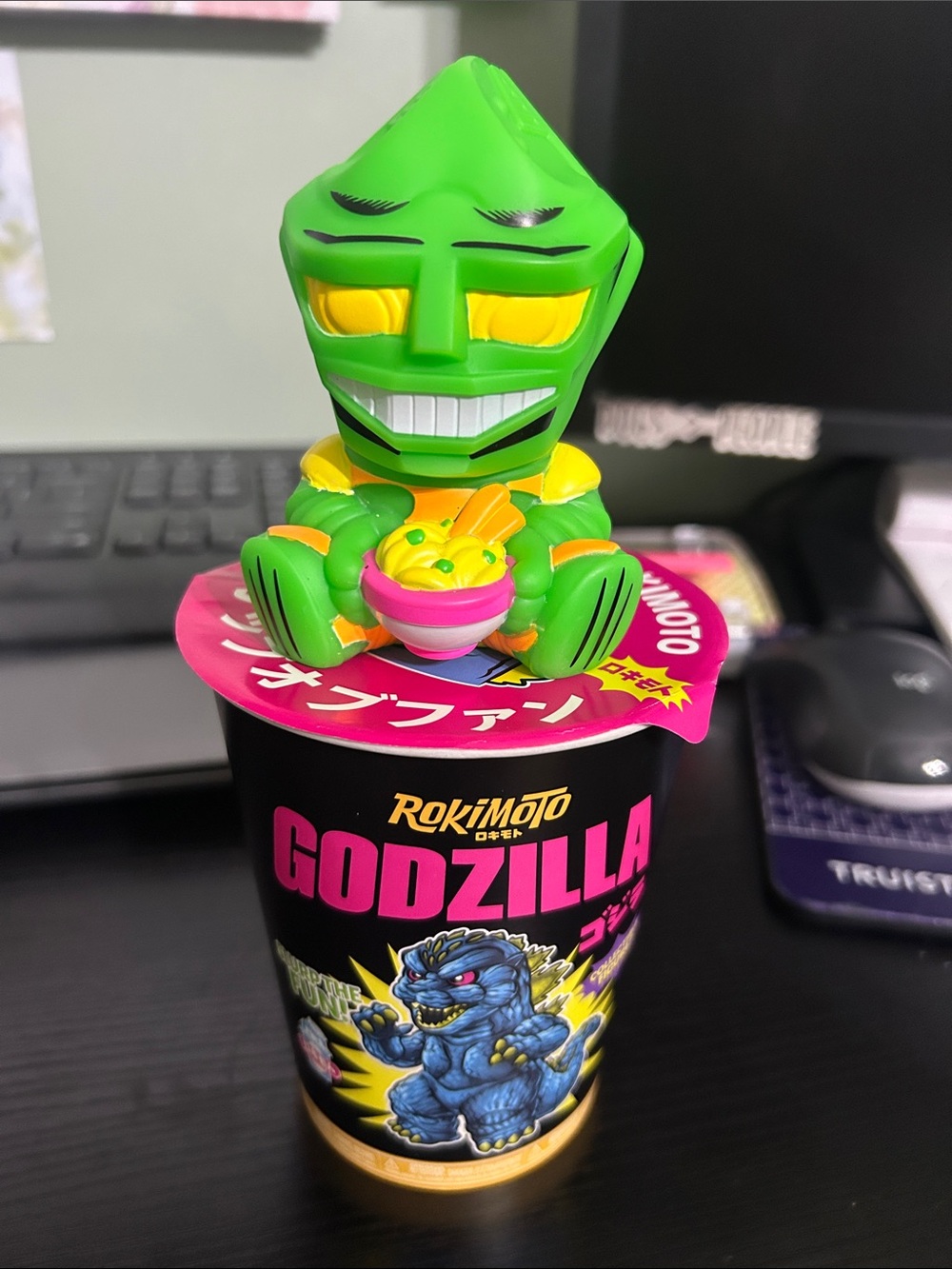 Godzilla Green Figure Toy Topper
